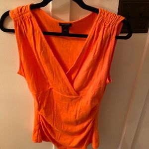 Ann Taylor V-neck fitted tank top